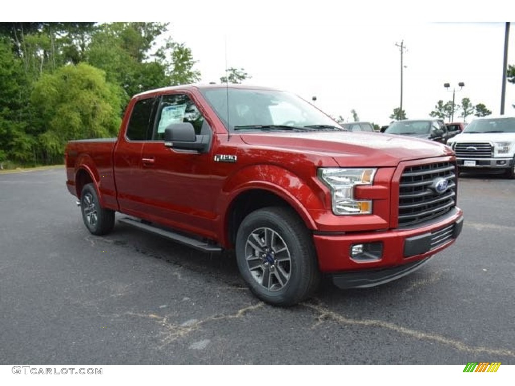 Ruby Red Metallic 2015 Ford F150 XLT SuperCab Exterior Photo #106072096