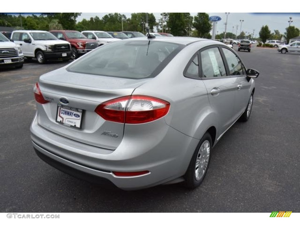 2015 Fiesta S Sedan - Ingot Silver Metallic / Charcoal Black photo #5