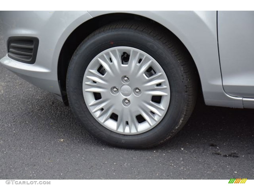 2015 Fiesta S Sedan - Ingot Silver Metallic / Charcoal Black photo #9