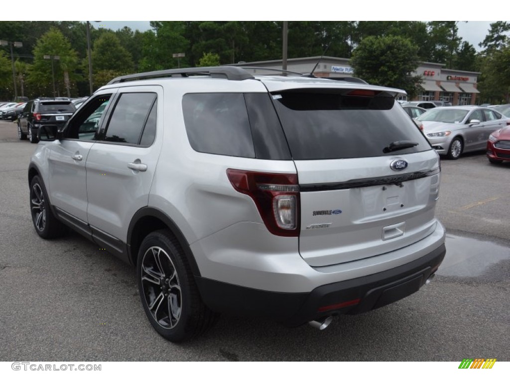 2015 Explorer Sport 4WD - Ingot Silver / Sport Charcoal Black photo #3