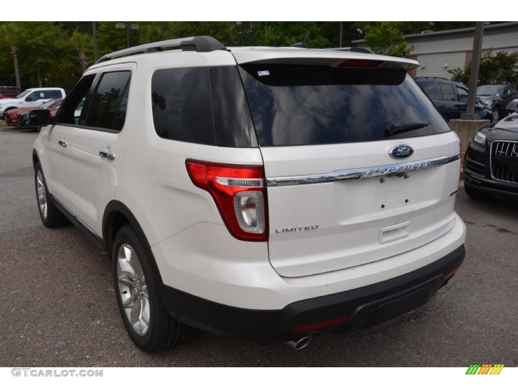 2015 Explorer Limited - White Platinum / Medium Light Stone photo #3