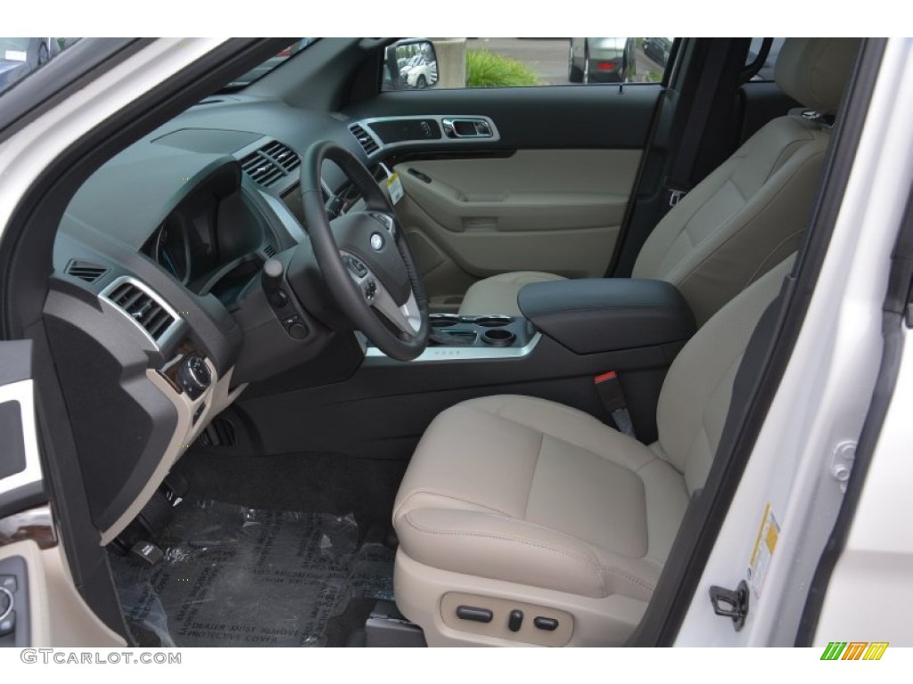 2015 Explorer Limited - White Platinum / Medium Light Stone photo #6