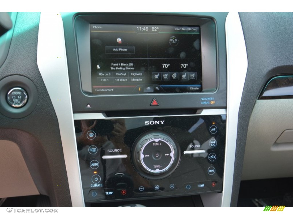 2015 Explorer Limited - White Platinum / Medium Light Stone photo #9