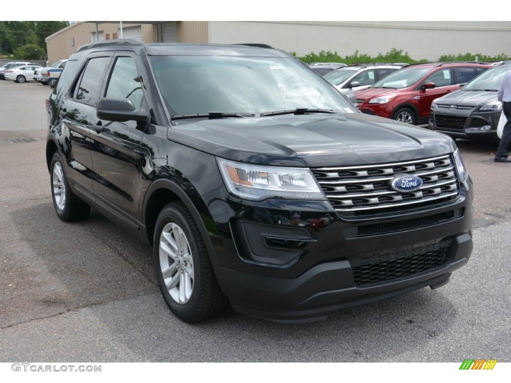 2016 Explorer FWD - Shadow Black / Medium Light Camel photo #1