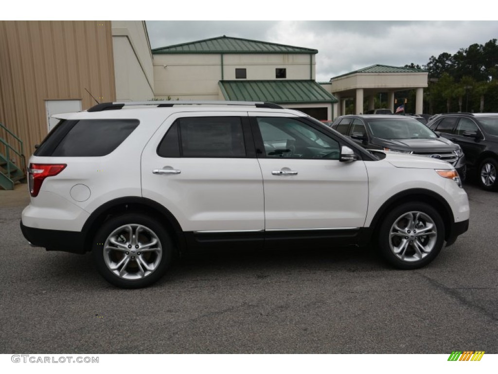 White Platinum 2015 Ford Explorer Limited Exterior Photo #106077528