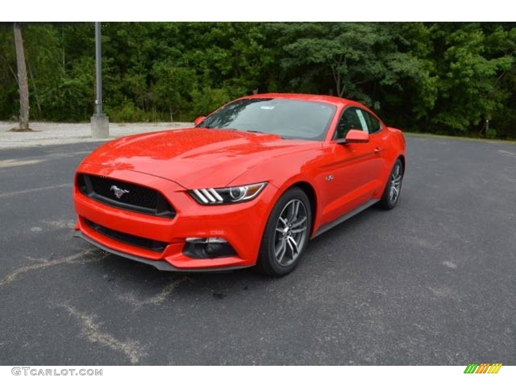 Race Red Ford Mustang