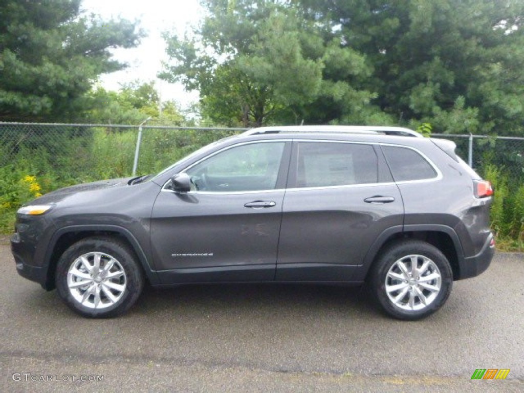 Granite Crystal Metallic 2016 Jeep Cherokee Limited 4x4 Exterior Photo #106079618