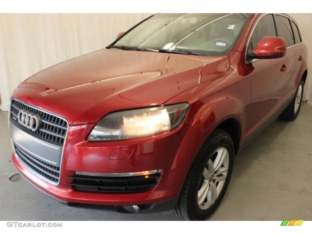 Garnet Red Pearl Effect 2009 Audi Q7 3.6 Premium quattro Exterior Photo #106079719