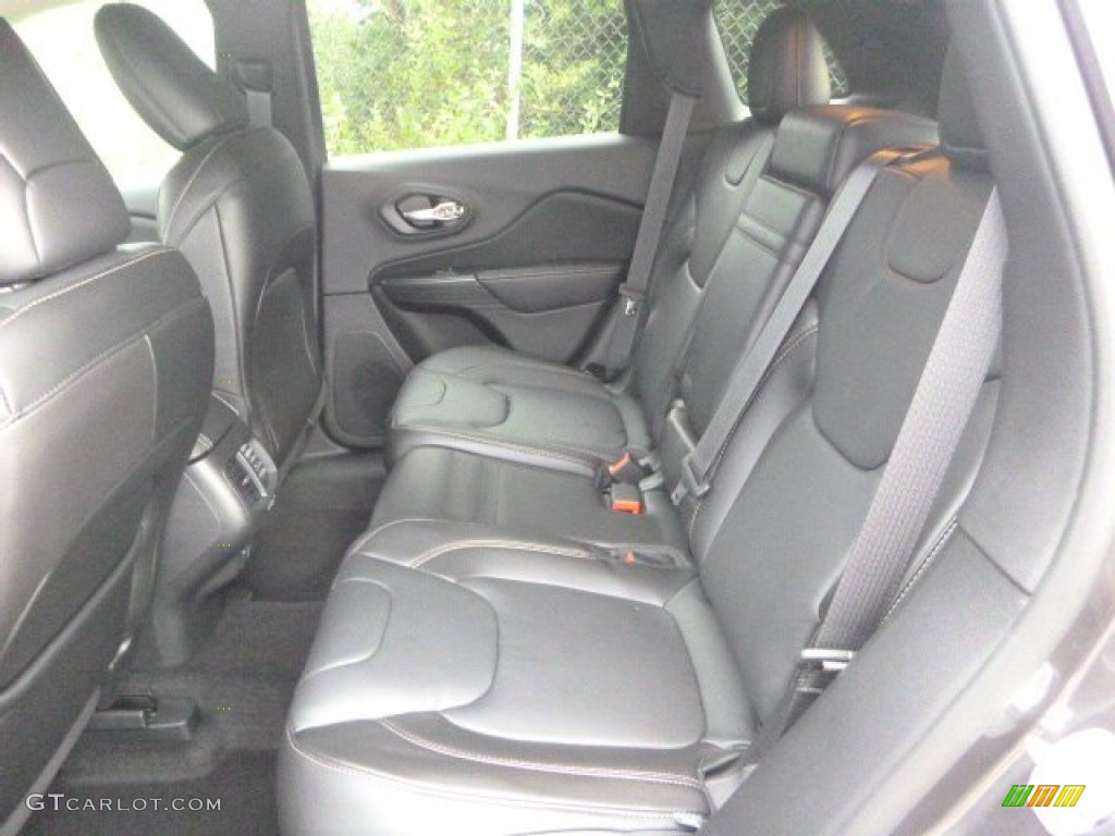 Black Interior 2016 Jeep Cherokee Limited 4x4 Photo #106079785