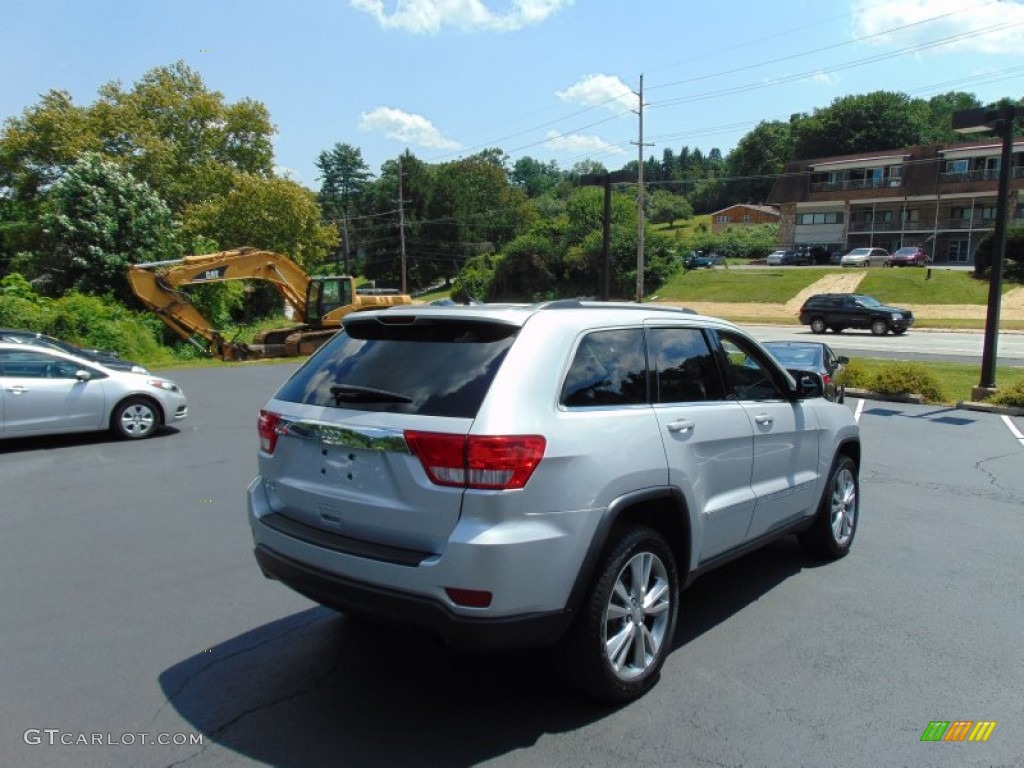 2012 Grand Cherokee Laredo 4x4 - Bright Silver Metallic / Black photo #3