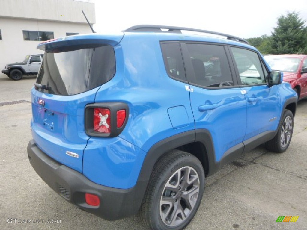 2015 Renegade Latitude 4x4 - Sierra Blue / Black photo #9