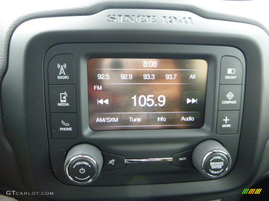2015 Renegade Latitude 4x4 - Sierra Blue / Black photo #17