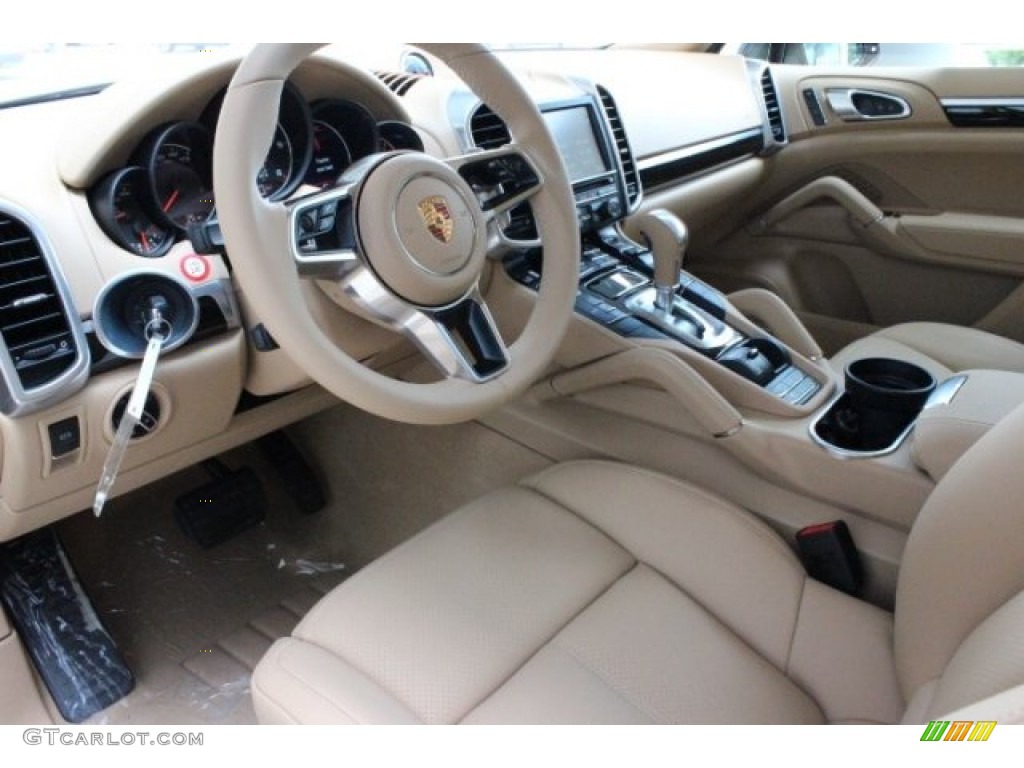Luxor Beige Interior 2016 Porsche Cayenne Standard Cayenne Model Photo #106083970