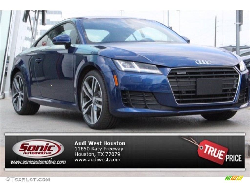 2016 TT S 2.0T quattro Coupe - Scuba Blue Metallic / Black photo #1