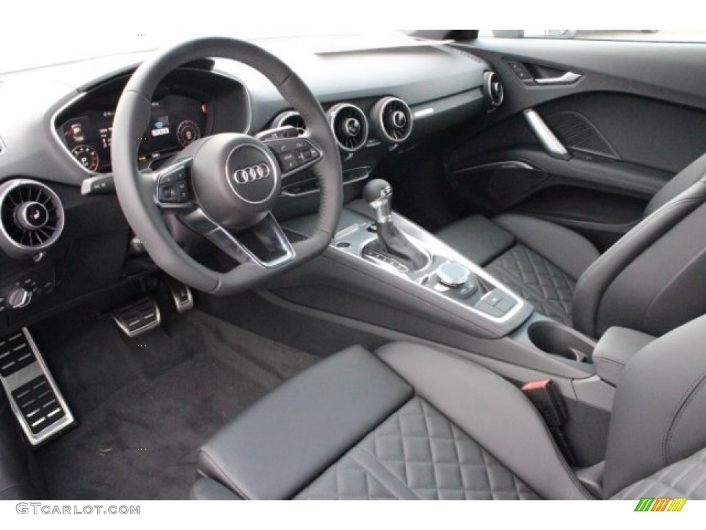 Black Interior 2016 Audi TT S 2.0T quattro Coupe Photo #106085071