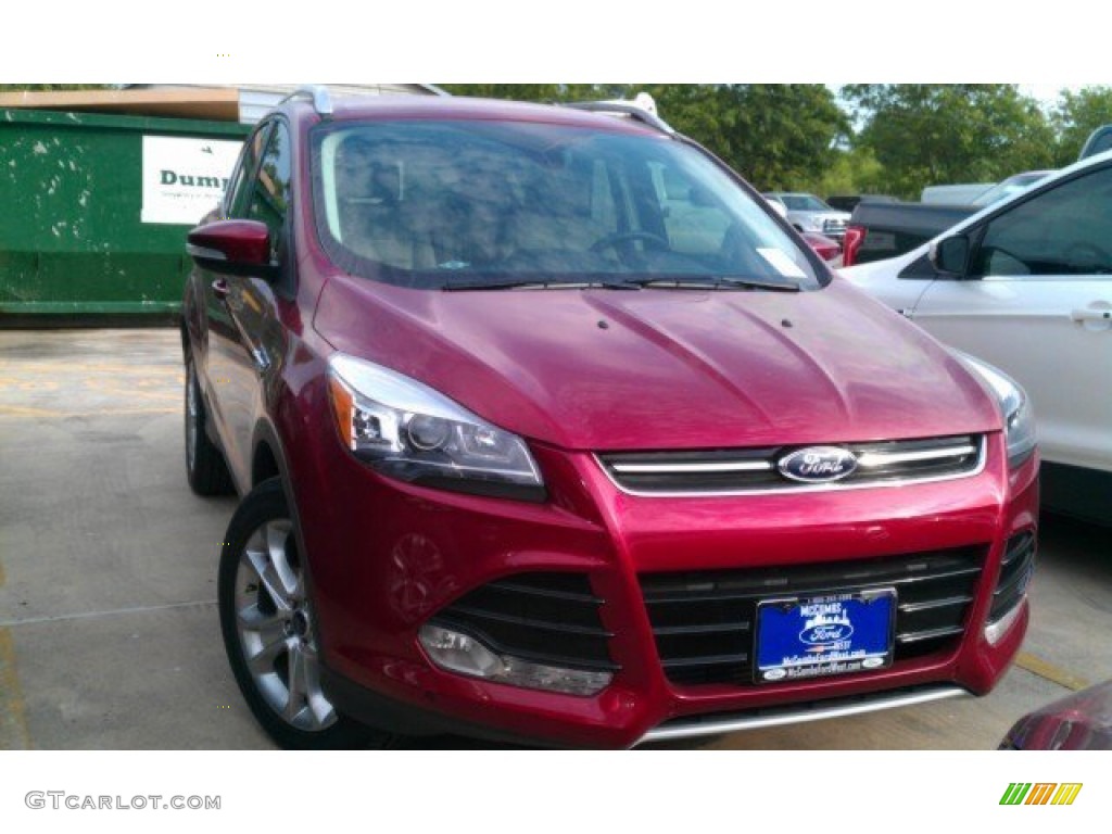 2016 Escape Titanium - Ruby Red Metallic / Medium Light Stone photo #1