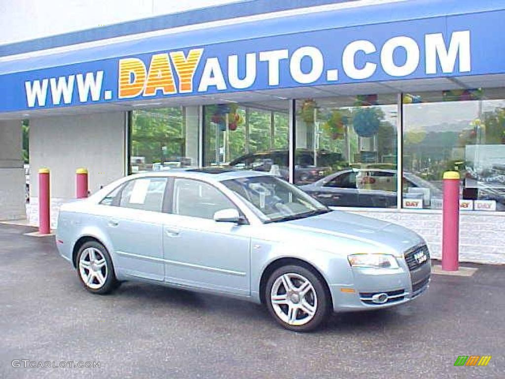 2006 A4 2.0T quattro Sedan - Liquid Blue Metallic / Platinum photo #1