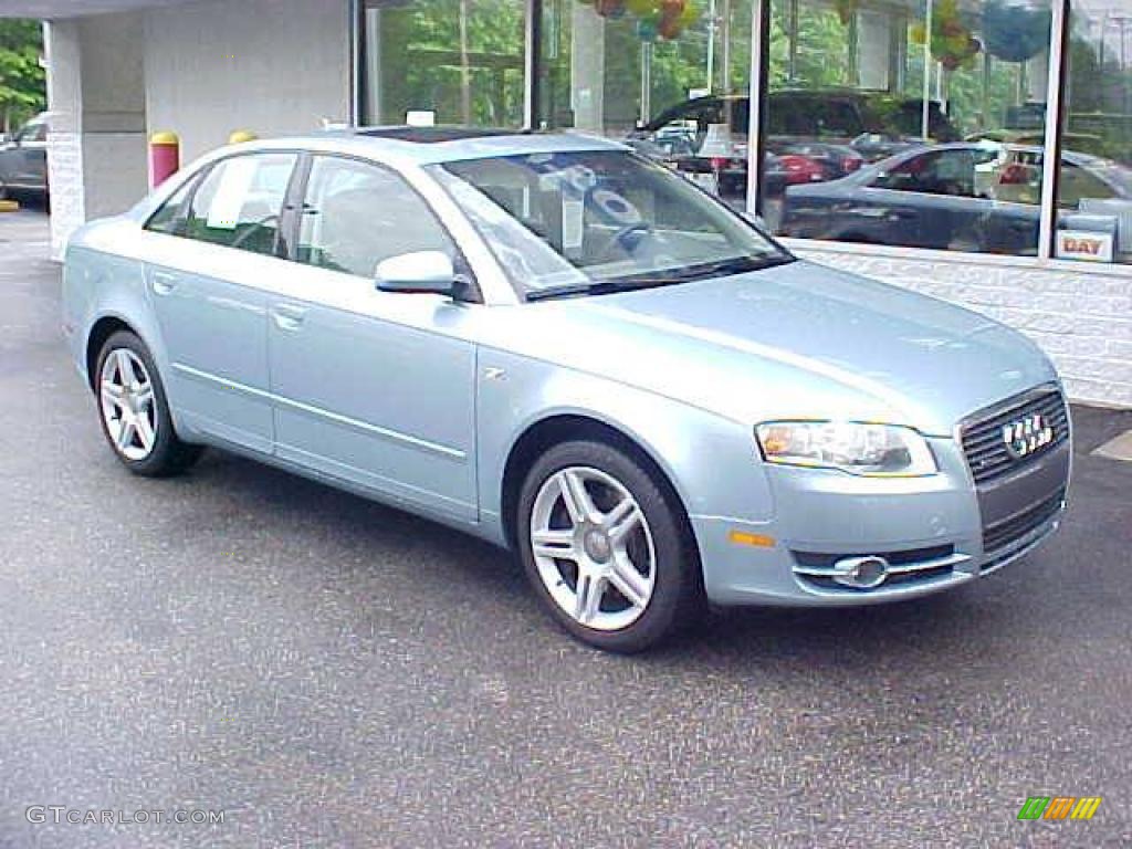 2006 A4 2.0T quattro Sedan - Liquid Blue Metallic / Platinum photo #2