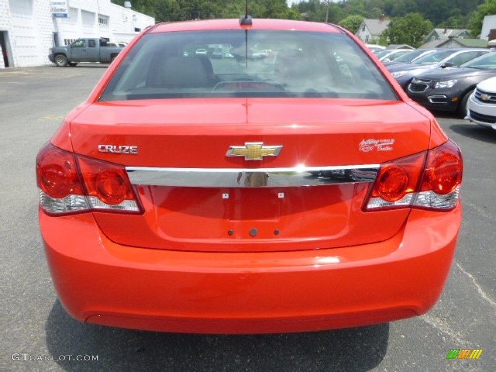 2016 Cruze Limited LS - Red Hot / Jet Black/Medium Titanium photo #5