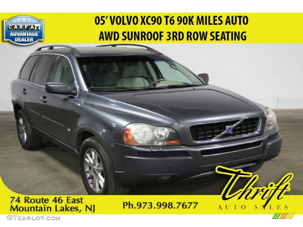 2005 XC90 T6 AWD - Titanium Gray Metallic / Taupe/Light Taupe photo #1