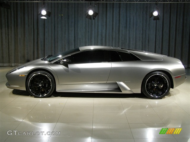 2003 Murcielago Coupe - Grigio Antares / Black photo #19