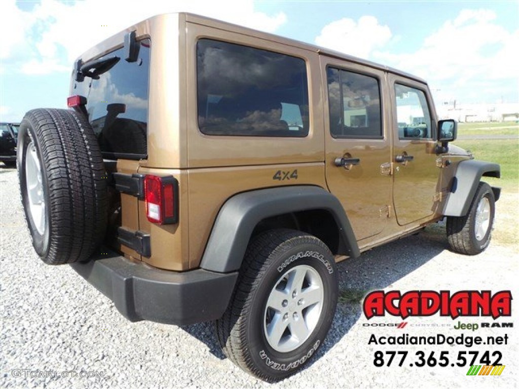 2015 Wrangler Unlimited Sport 4x4 - Copper Brown Pearl / Black photo #3