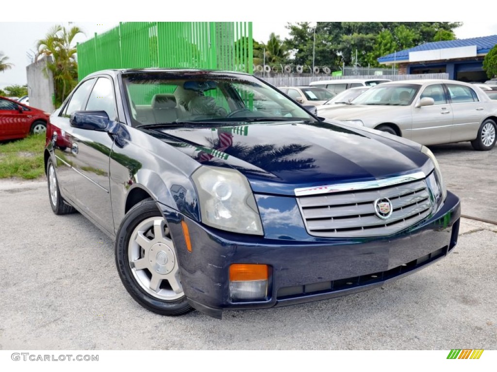 2004 CTS Sedan - Blue Chip / Light Neutral photo #1