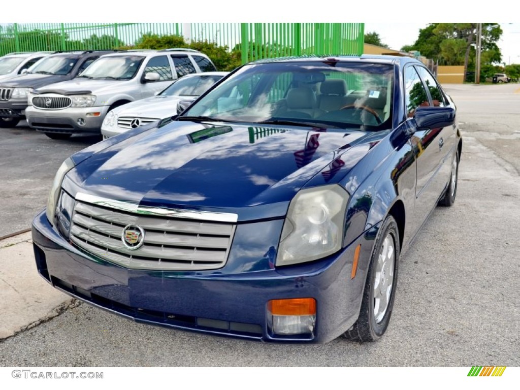 2004 CTS Sedan - Blue Chip / Light Neutral photo #3