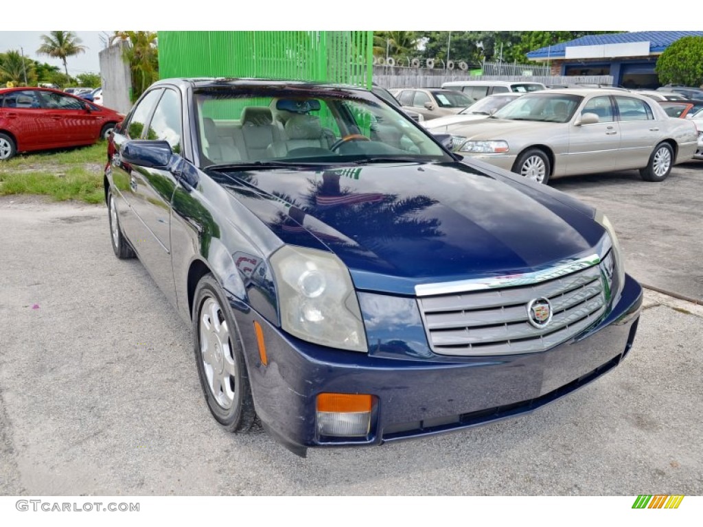 2004 CTS Sedan - Blue Chip / Light Neutral photo #30