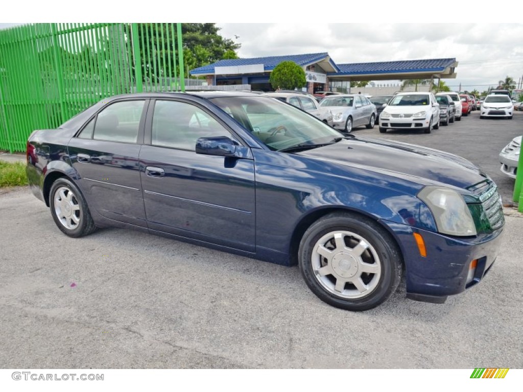 2004 CTS Sedan - Blue Chip / Light Neutral photo #32
