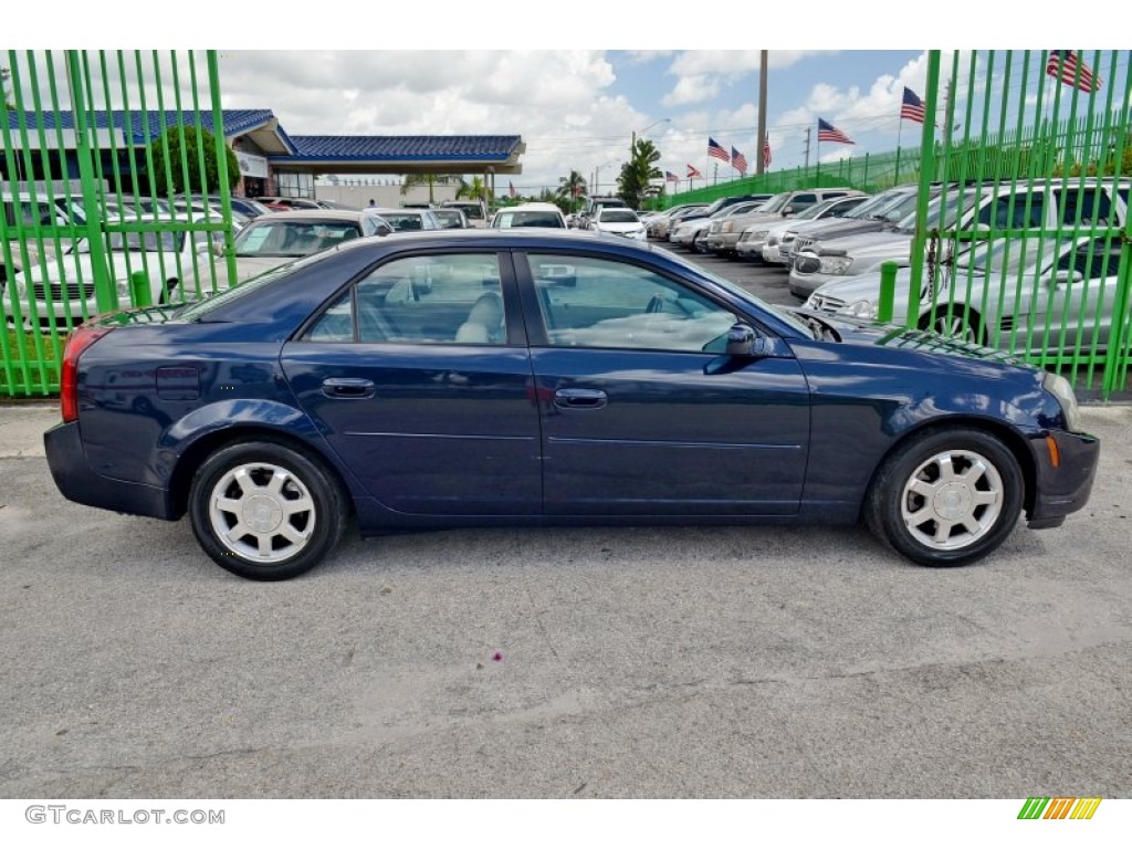 2004 CTS Sedan - Blue Chip / Light Neutral photo #35