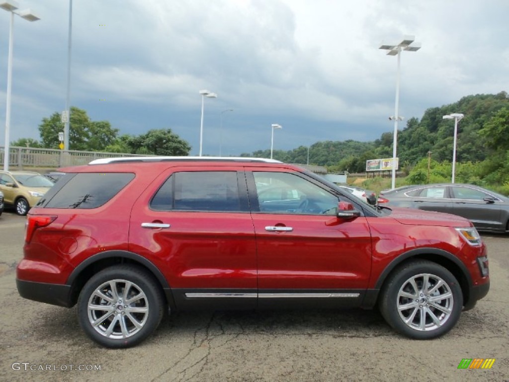 Ruby Red Metallic Tri-Coat 2016 Ford Explorer Limited 4WD Exterior Photo #106094308
