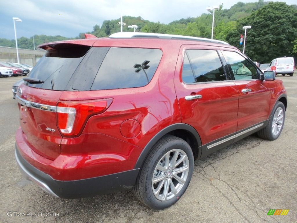 Ruby Red Metallic Tri-Coat 2016 Ford Explorer Limited 4WD Exterior Photo #106094395