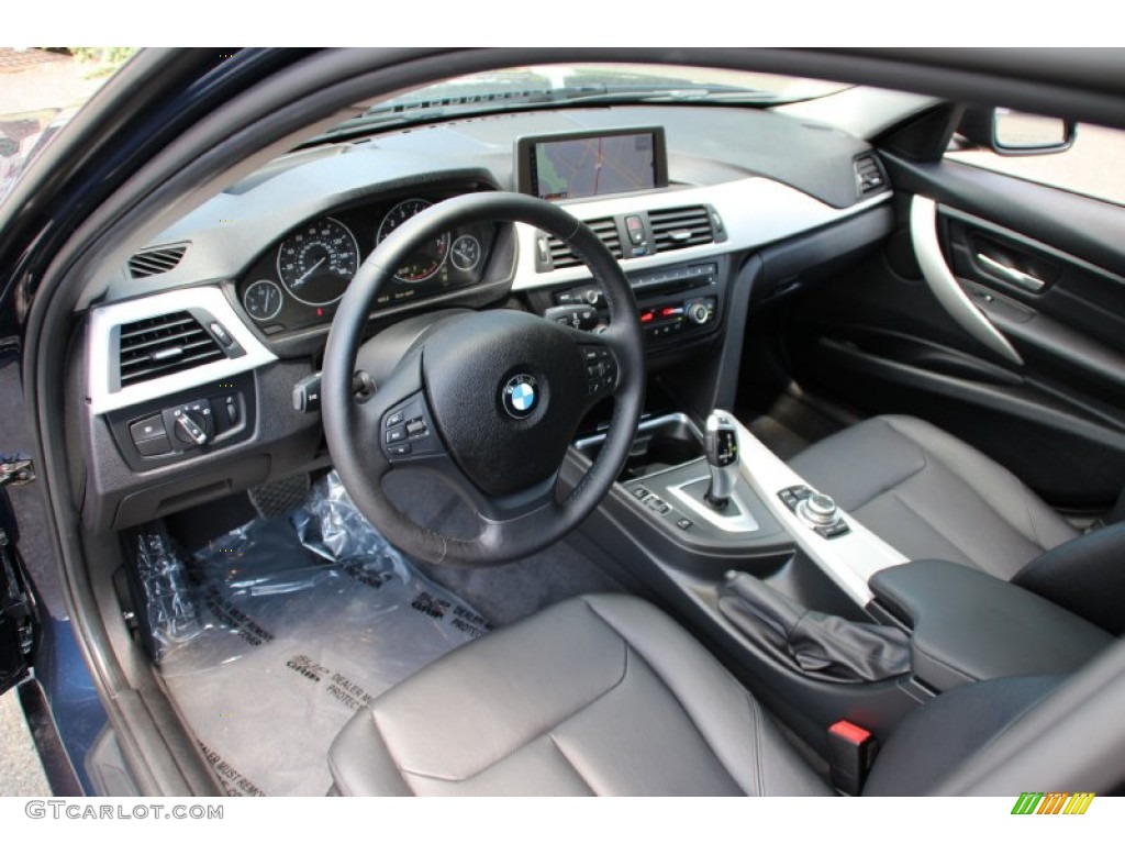 Black Interior 2013 BMW 3 Series 328i xDrive Sedan Photo #106094458