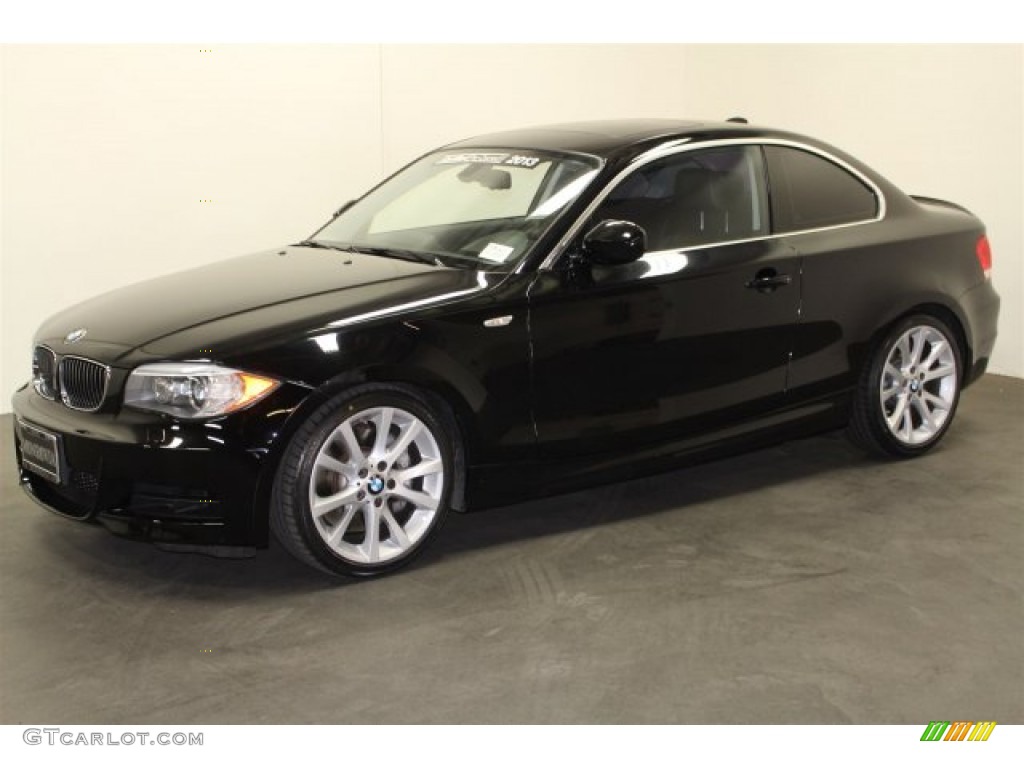 2013 1 Series 135i Coupe - Jet Black / Black photo #5