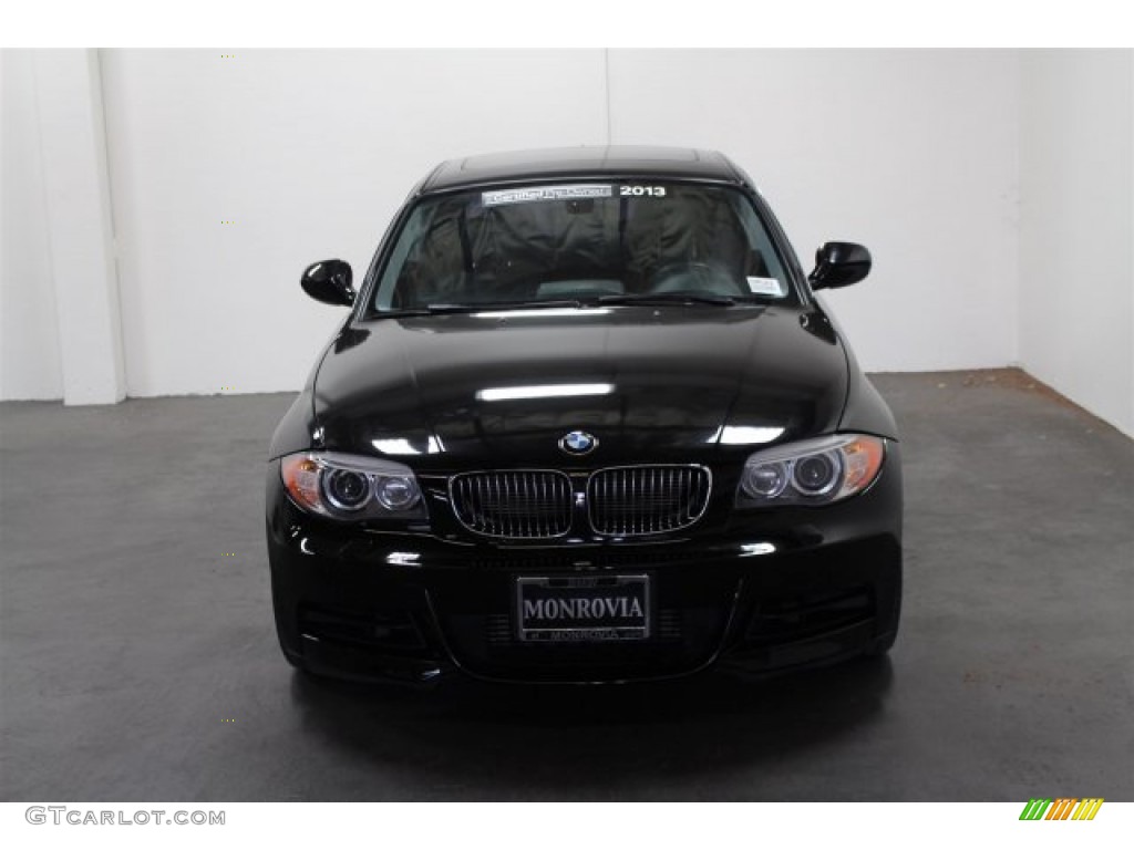 2013 1 Series 135i Coupe - Jet Black / Black photo #7