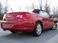2008 Inferno Red Crystal Pearl Chrysler Sebring Limited Convertible  photo #4