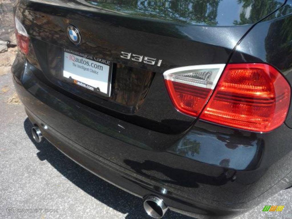 2007 3 Series 335i Sedan - Black Sapphire Metallic / Black photo #15