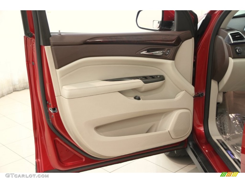 2012 Cadillac SRX Luxury Shale/Brownstone Door Panel Photo #106097218