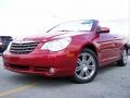 2008 Inferno Red Crystal Pearl Chrysler Sebring Limited Convertible  photo #9