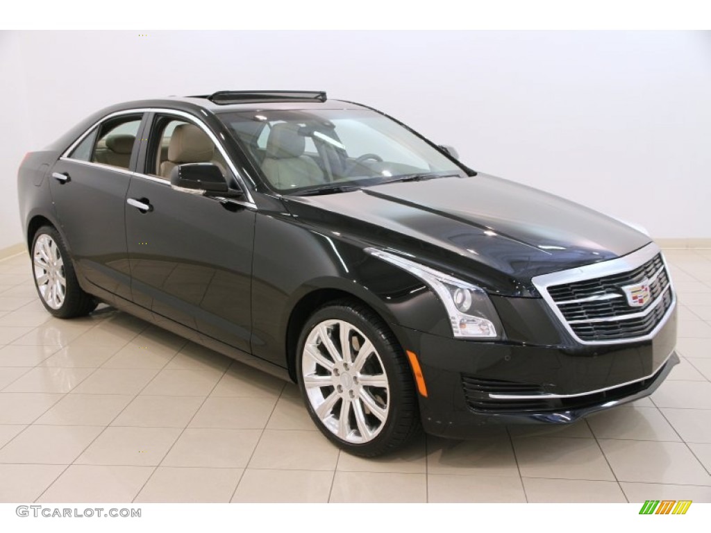 2015 Black Raven Cadillac Ats 2 0t Luxury Awd Sedan