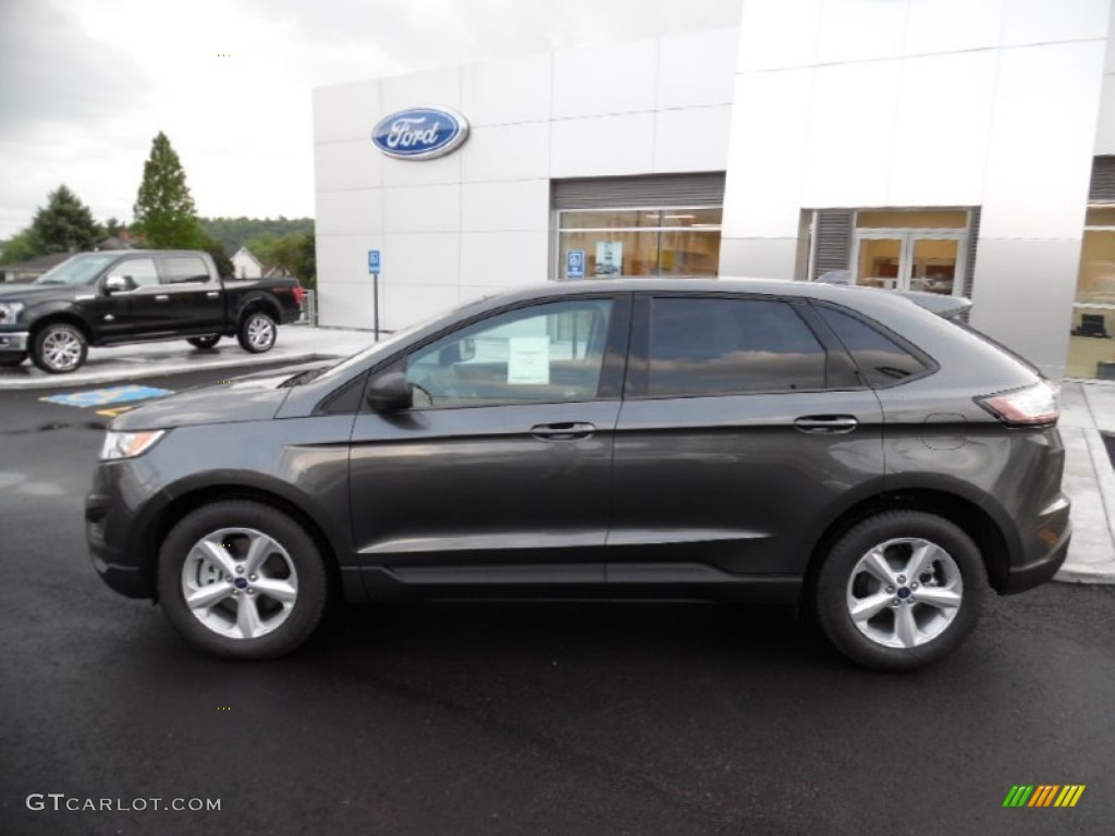 Magnetic Metallic 2015 Ford Edge SE AWD Exterior Photo #106098415