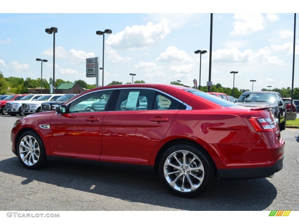 2015 Taurus Limited - Ruby Red Metallic / Charcoal Black photo #22
