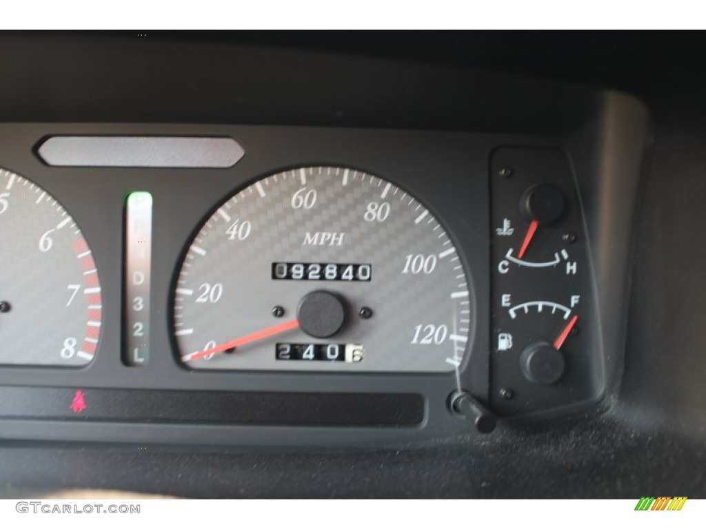 1999 Isuzu VehiCROSS Standard VehiCROSS Model Gauges Photo #106102042