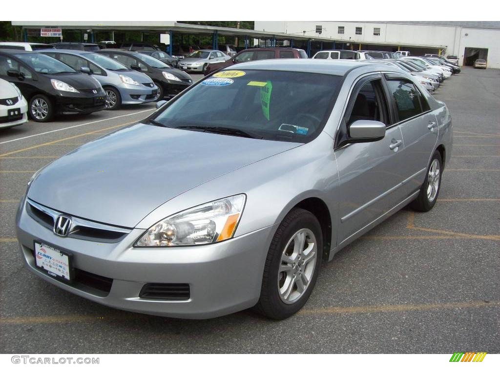 2006 Accord SE Sedan - Alabaster Silver Metallic / Gray photo #22