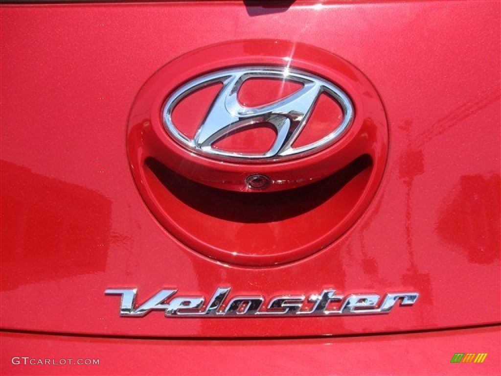 2015 Veloster Turbo - Boston Red / Black photo #13