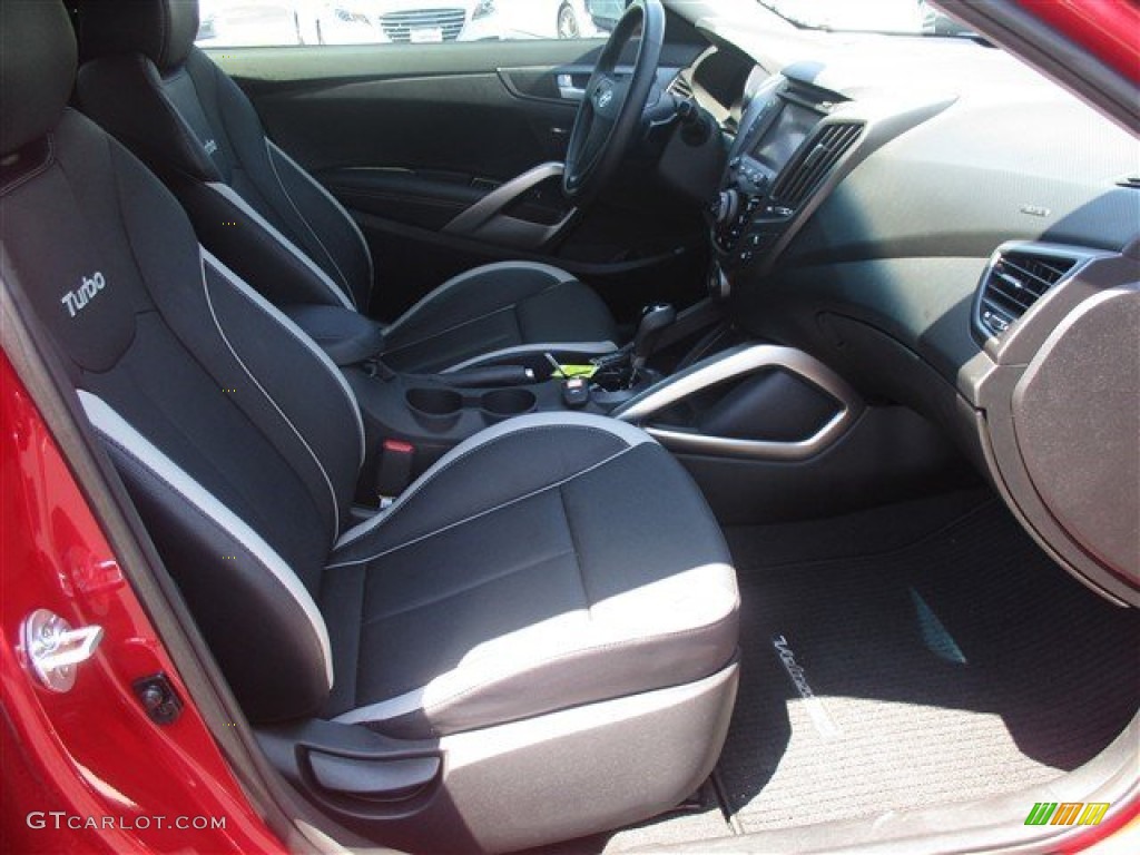 2015 Veloster Turbo - Boston Red / Black photo #21
