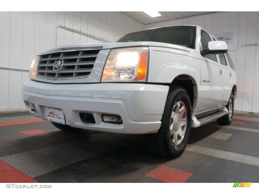 2002 Escalade AWD - Aspen White / Shale photo #3