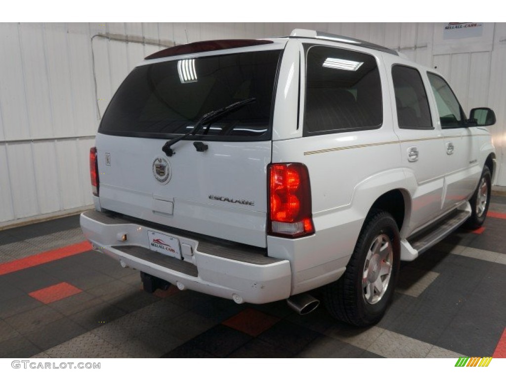 2002 Escalade AWD - Aspen White / Shale photo #8
