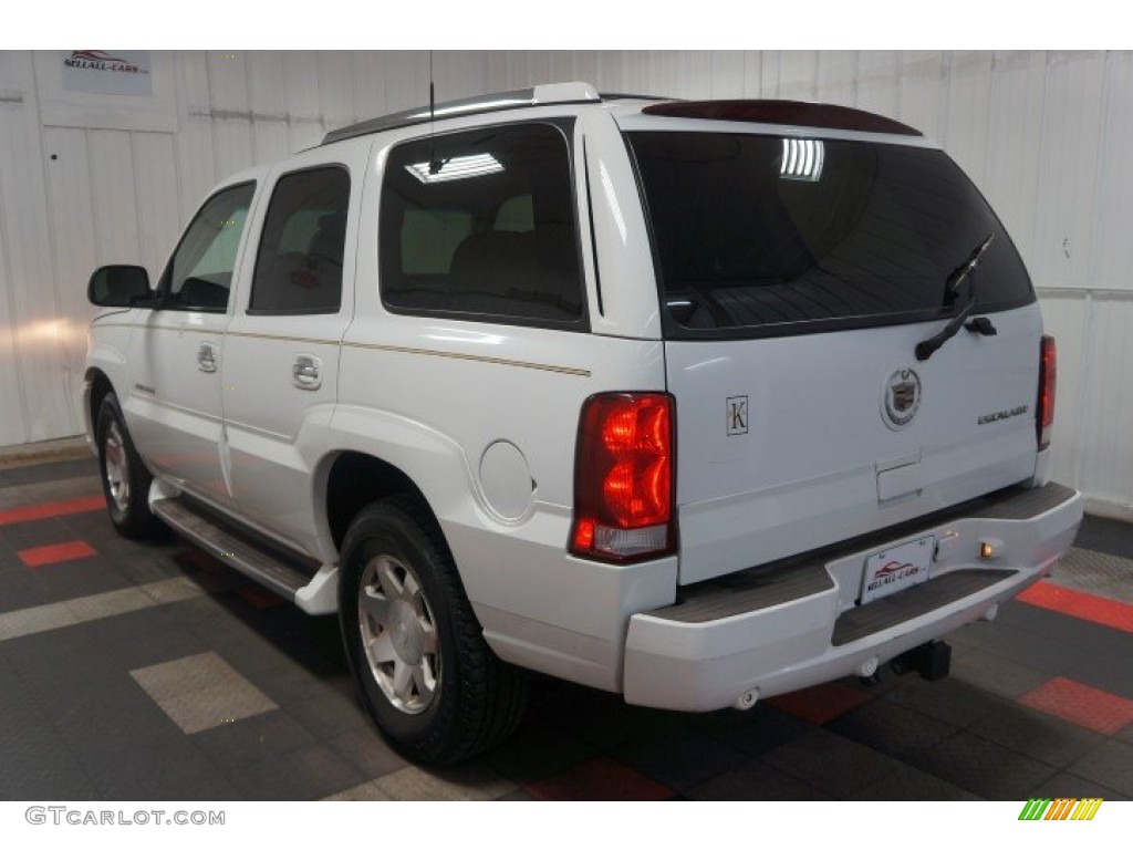 2002 Escalade AWD - Aspen White / Shale photo #10